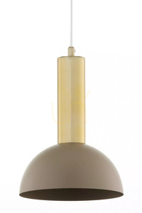 Sigma Vitrum Gold Pendant Light Beige 18 cm E27 41714 small 2
