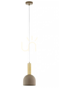 Pendant Light Sigma VITRUM GOLD Beige E27 17 cm 41715 small 2
