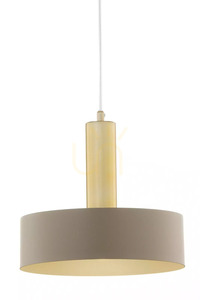 Pendant Light Sigma Vitrum Gold Beige 26 cm E27 41717 small 0