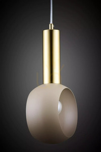 Pendant Light Sigma Vitrum Gold Warm Beige E27 41718 small 1