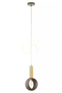 Pendant Light Sigma Vitrum Gold Warm Beige E27 41718 small 2