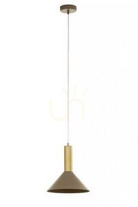 Sigma VITRUM GOLD Pendant Light Warm Beige Brushed Brass 41719 small 2