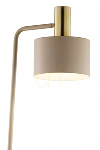 Floor Lamp Sigma Vitrum Gold Beige Brushed Brass 41723 small 1