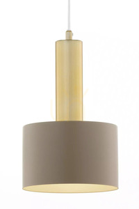 Sigma VITRUM GOLD Beige Cylindrical Pendant Light E27 17 cm 41716 small 0