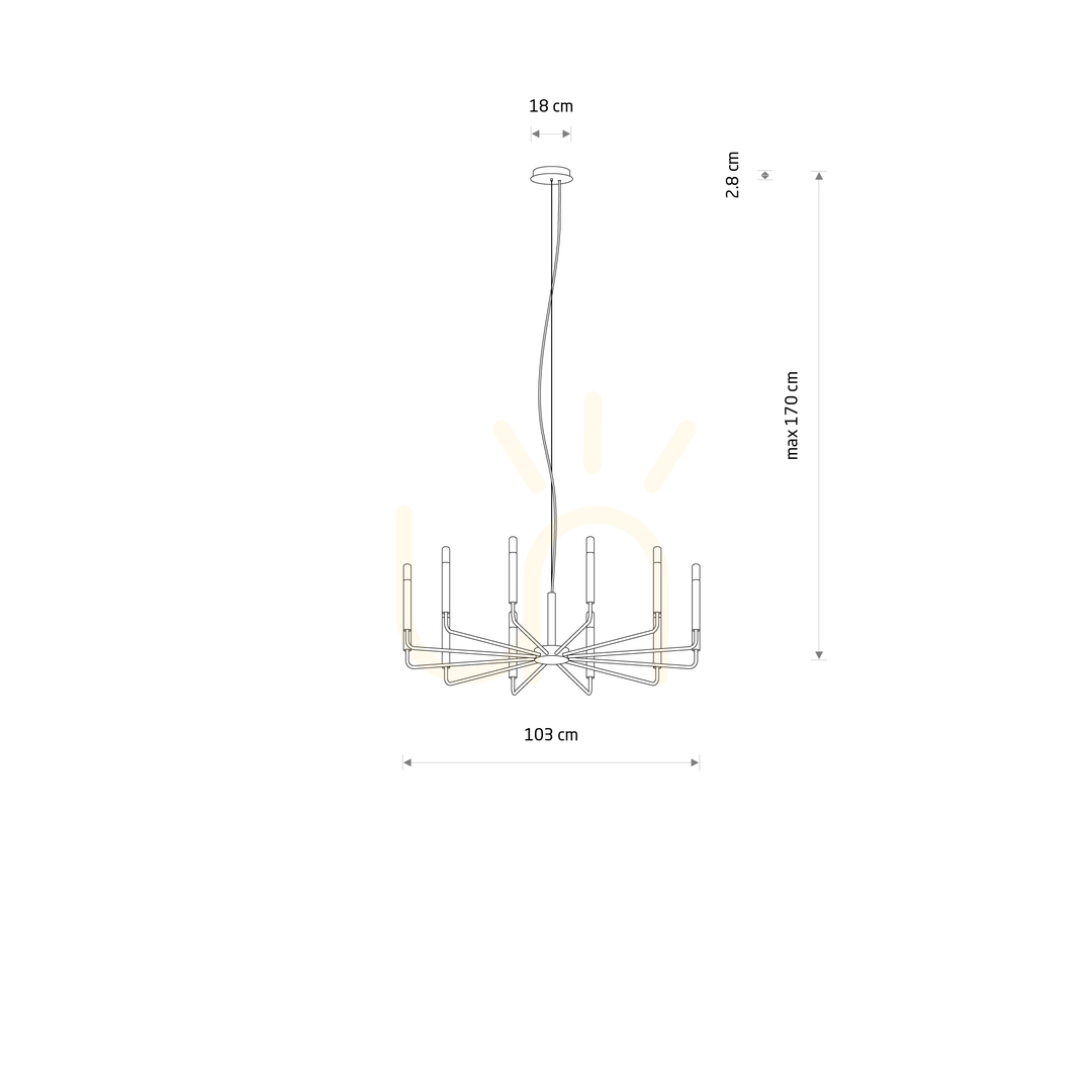 Display ORTO B 12526 Nowodvorski chandelier ORTO B 12526 Nowodvorski chandelier