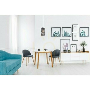 Italux Altera pendant light black, smoked glass, E27, PND-3219-1-BK-SG small 1