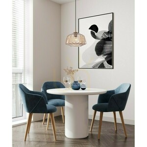 Italux Antita black pendant light with amber glass, E27, 30 cm PND-3644-1-BRO-AMB small 2