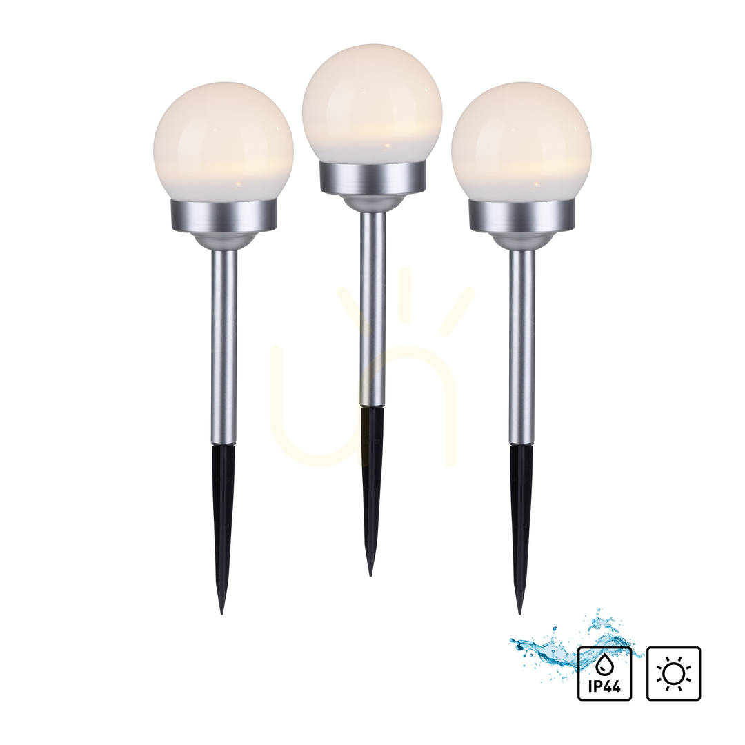 View PILO-SOL Garden Lamp 19104-16-3 White 1xLED. PILO-SOL Garden Lamp 19104-16-3 White 1xLED.