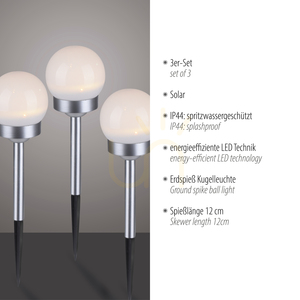 PILO-SOL Garden Lamp 19104-16-3 White 1xLED. 3 PILO-SOL Garden Lamp 19104-16-3 White 1xLED. small 3