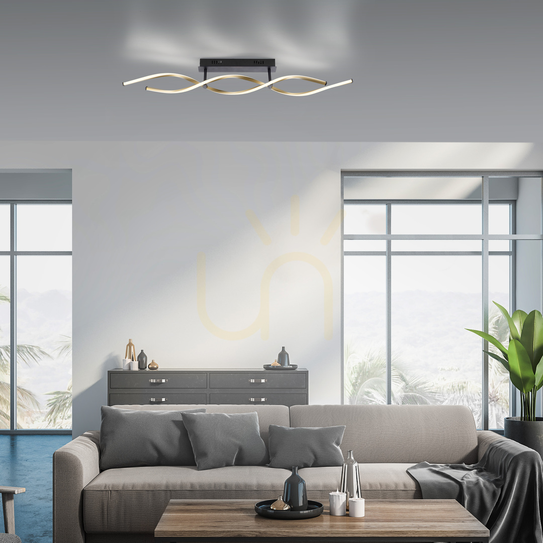 Preview POLINA Plafond 9143-18 Black 2xLED POLINA Plafond 9143-18 Black 2xLED