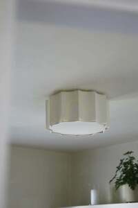 Markslojd OLEA ceiling light 2×E27, beige linen shade, 35 cm, 109134 small 3