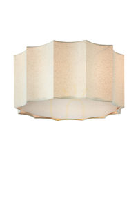 Markslojd OLEA ceiling light 2×E27, beige linen shade, 35 cm, 109134 small 0