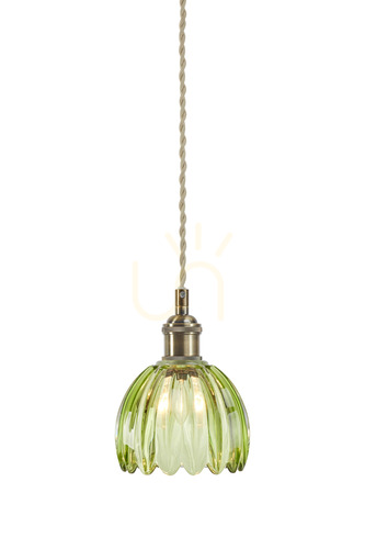 Check Markslojd Gota Green Iron Pendant Light E14 109138