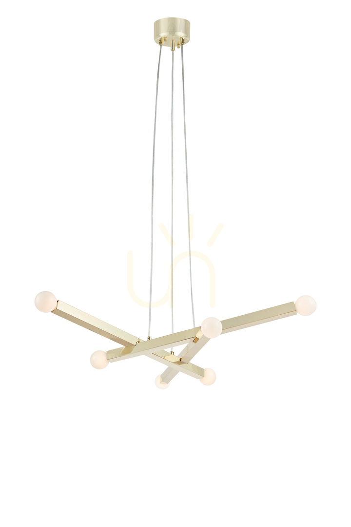 Markslojd Stack Pendant Light 6L Brass 80 cm Iron 109157