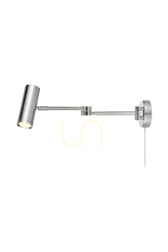 Check Markslojd ARLO Chrome LED Wall Light 1L 109182