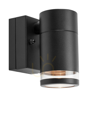 Check Outdoor Wall Lamp Markslojd Luno Black LED IP65 Aluminum 109101