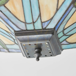 Plafond Willow Tiffany Multicolor 2xE27 Glass & Steel Interiors 70699 small 6