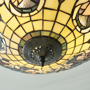 Tiffany Pendant Lamp Interiors Sullivan Multicolor Glass Steel 57 cm 111887 small 6