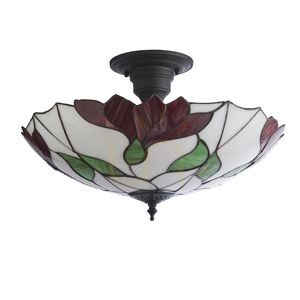 Interiors Botanica Tiffany Multicolor Ceiling Light 45 cm 111896 small 1
