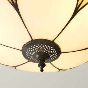 Tiffany Ceiling Lamp Interiors Ingram Multicolor 45 cm 3-Light E27 111907 small 5