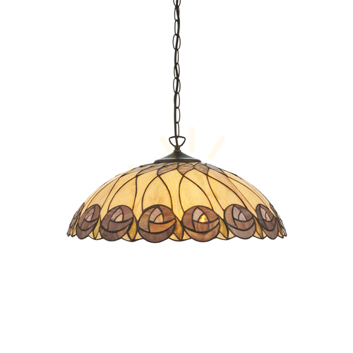 Check Hutchinson Tiffany Pendant Lamp Multicolor 111985 Interiors.