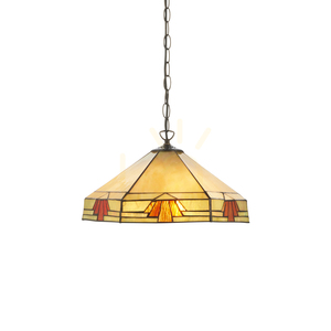 Nevada Tiffany Multicolor Pendant Lamp 111989 Interiors. small 0
