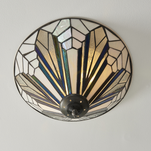 Check Plafond Interiors Astoria Tiffany Multicolor 40 cm 2-Licht E27 112191