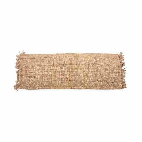 Check Cushion Cover BAZAR BIZAR Oh My Gee Beige 35x100