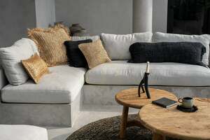 Cushion Cover BAZAR BIZAR Oh My Gee Black Navy 40x40 cm small 1