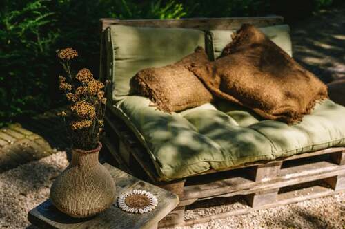 Check Cushion Cover BAZAR BIZAR Oh My Gee Brown 60x60 cm