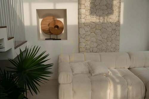 Check Cushion Cover BAZAR BIZAR Oh My Gee Cream 40x40 cm