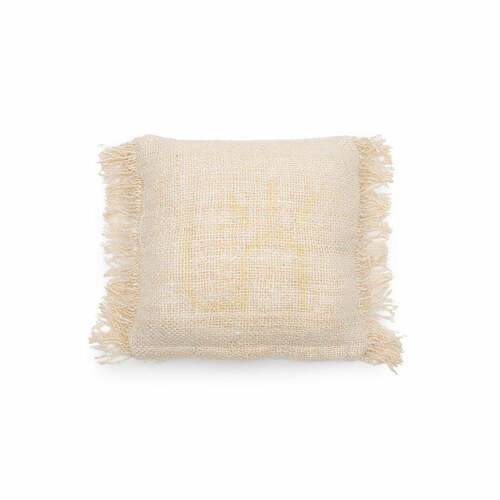 Check Cushion Cover BAZAR BIZAR Oh My Gee Cream 40x40 cm