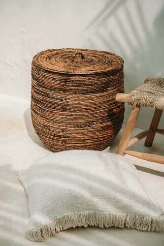 Check Cushion Cover BAZAR BIZAR Oh My Gee Collection Cream 60x60