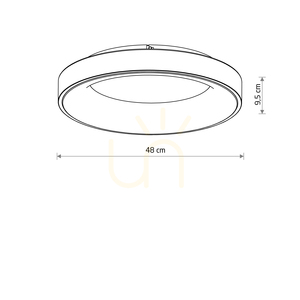 Plafond NIKKI ROUND LED 12365 Nowodvorski small 7