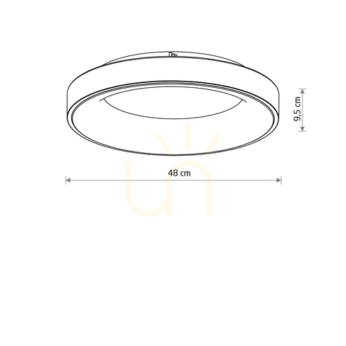Check Plafond NIKKI ROUND LED 12366 Nowodvorski
