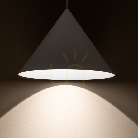 Check Nowodvorski ZENITH L 8006 pendant light, white with brass, 50 cm, GU10