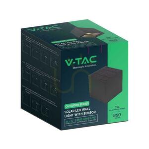 V-TAC 9W LED COB Solar Wall Light, Adjustable, Black Square, 15x15cm, IP65, VT-11109, 3000K, 860lm 5 V-TAC 9W LED COB Solar Wall Light, Adjustable, Black Square, 15x15cm, IP65, VT-11109, 3000K, 860lm small 5