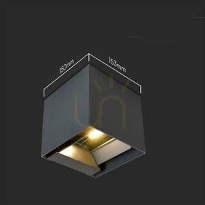 V-TAC 9W LED COB Solar Wall Light, Adjustable, Black Square, 15x15cm, IP65, VT-11109, 3000K, 860lm 6 V-TAC 9W LED COB Solar Wall Light, Adjustable, Black Square, 15x15cm, IP65, VT-11109, 3000K, 860lm small 6