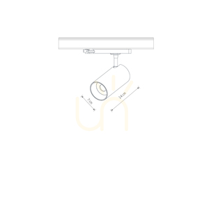 CTLS SPOT LED 25W 12300 Track Lighting Fixture by Nowodvorski small 2