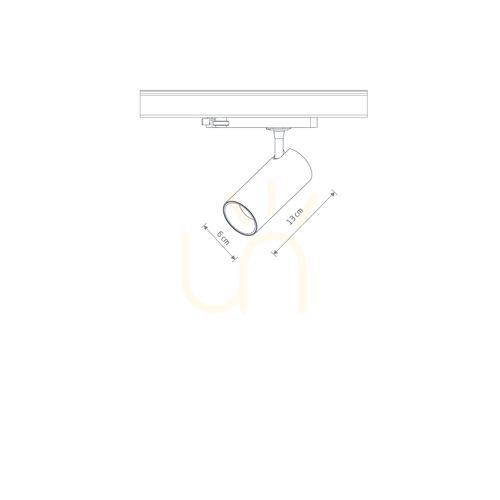 Check CTLS SPOT LED 15W 12305 Track Lighting Fixture by Nowodvorski