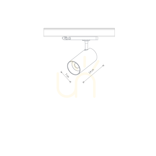 Check CTLS SPOT LED 25W 12310 Track Lighting Fixture by Nowodvorski