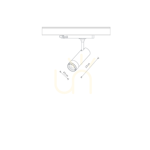 Check CTLS SPOT ZOOM LED 10W 12314 Track Lighting Fixture by Nowodvorski
