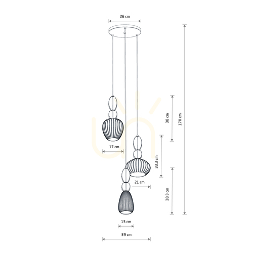 Check CORALS 11975 Pendant Light by Nowodvorski