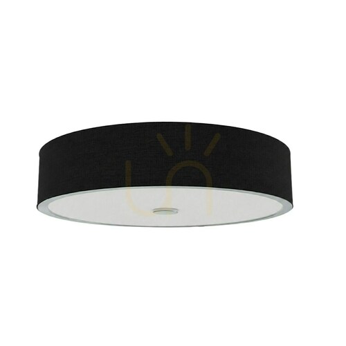 Check Plafond Zalindro Open Design Highlights 74 cm Blanc Chrome Noir 6 Lumières E27