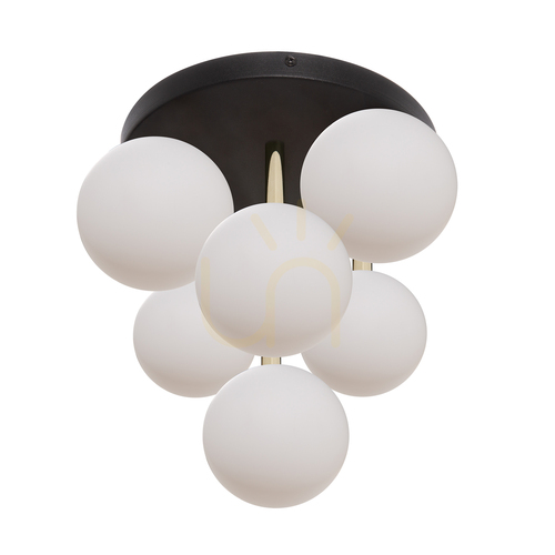 Check ALI 5646 Black Ceiling Light, 7xG9