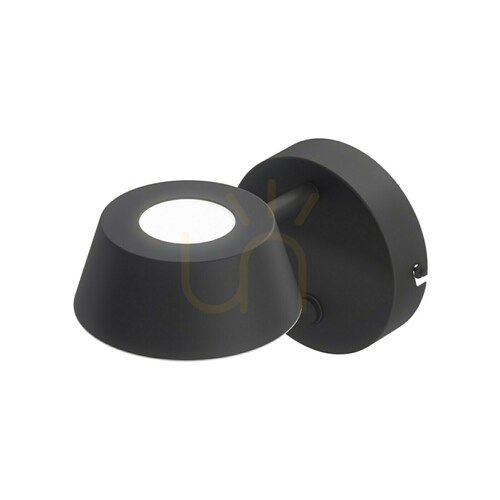 Check Wall Sconce Timo Open Design Highlights White Black LED 3000K IP20