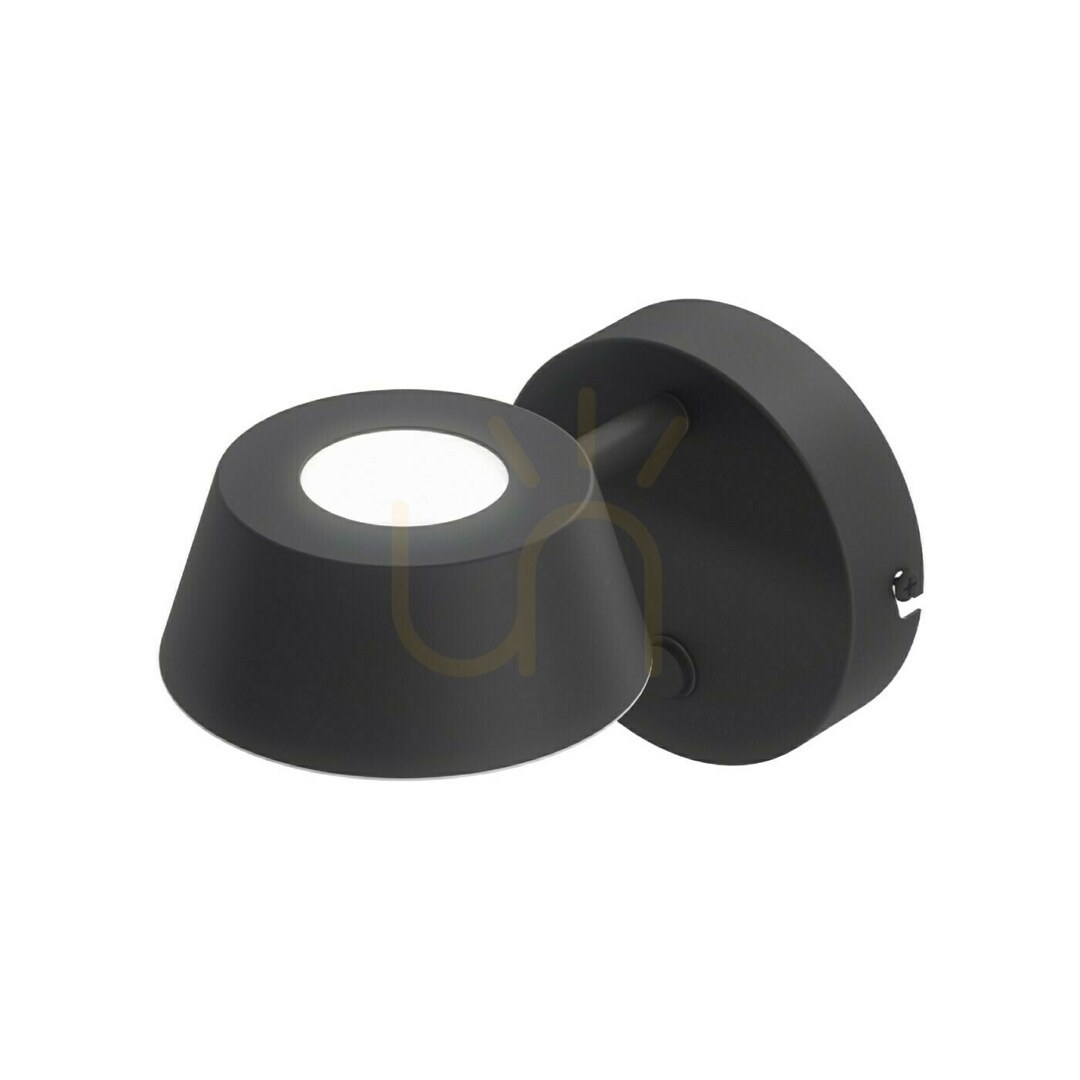 Wall Sconce Timo Open Design Highlights White Black LED 3000K IP20