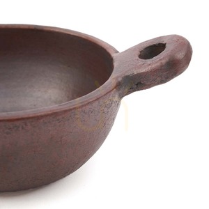 BAZAR BIZAR Ethnic M Terracotta Bowl with Handle 22 × 17 × 9 cm small 6