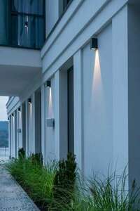 LILLEHAMMER Outdoor Wall Sconce - Premium 2290GR Graphite 8W 2700K - NORLYS small 5