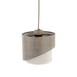 Elbrus Linen Pendant Light 1 Xe27  200 small 5